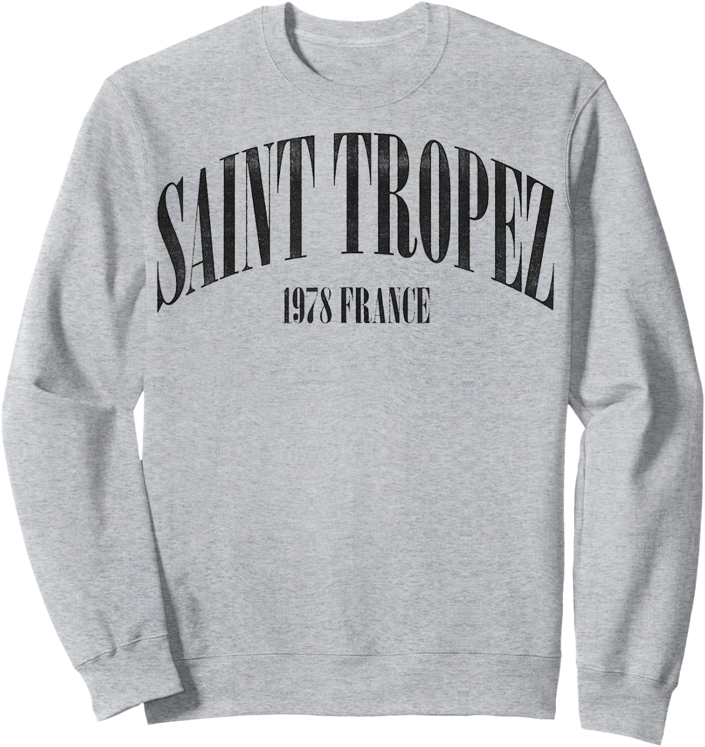 Saint Tropez France 1978 Vintage Retro Travel Sweatshirt - Sweatshirt | Ash