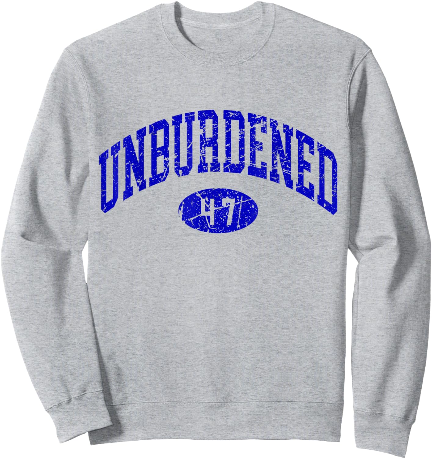 Unburdened By What Has Been Funny Vote 2024 Varsity Vintage Sweatshirt - Sweatshirt | Ash