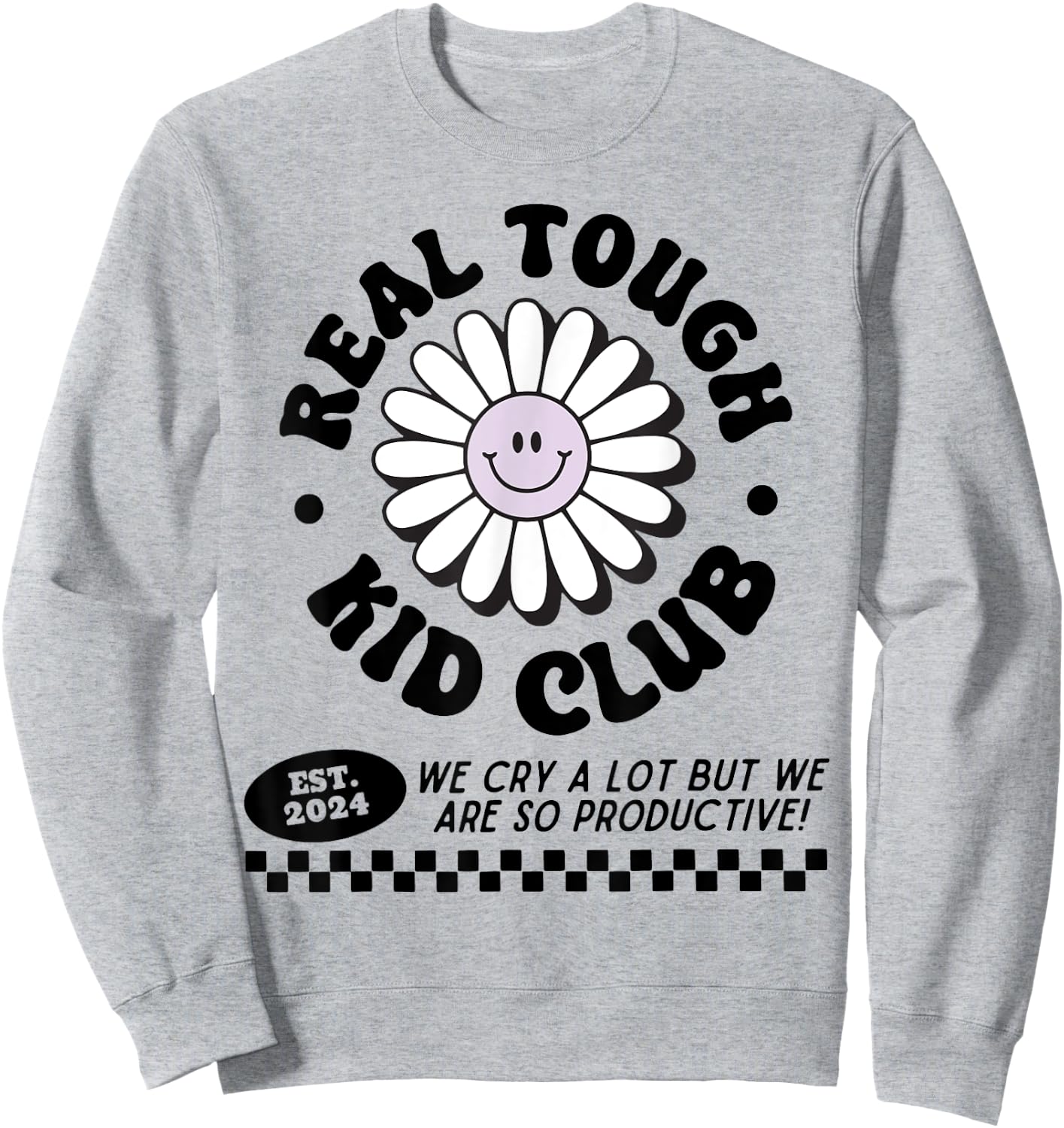 Real Tough Kid Club Sweatshirt - Sweatshirt | Ash