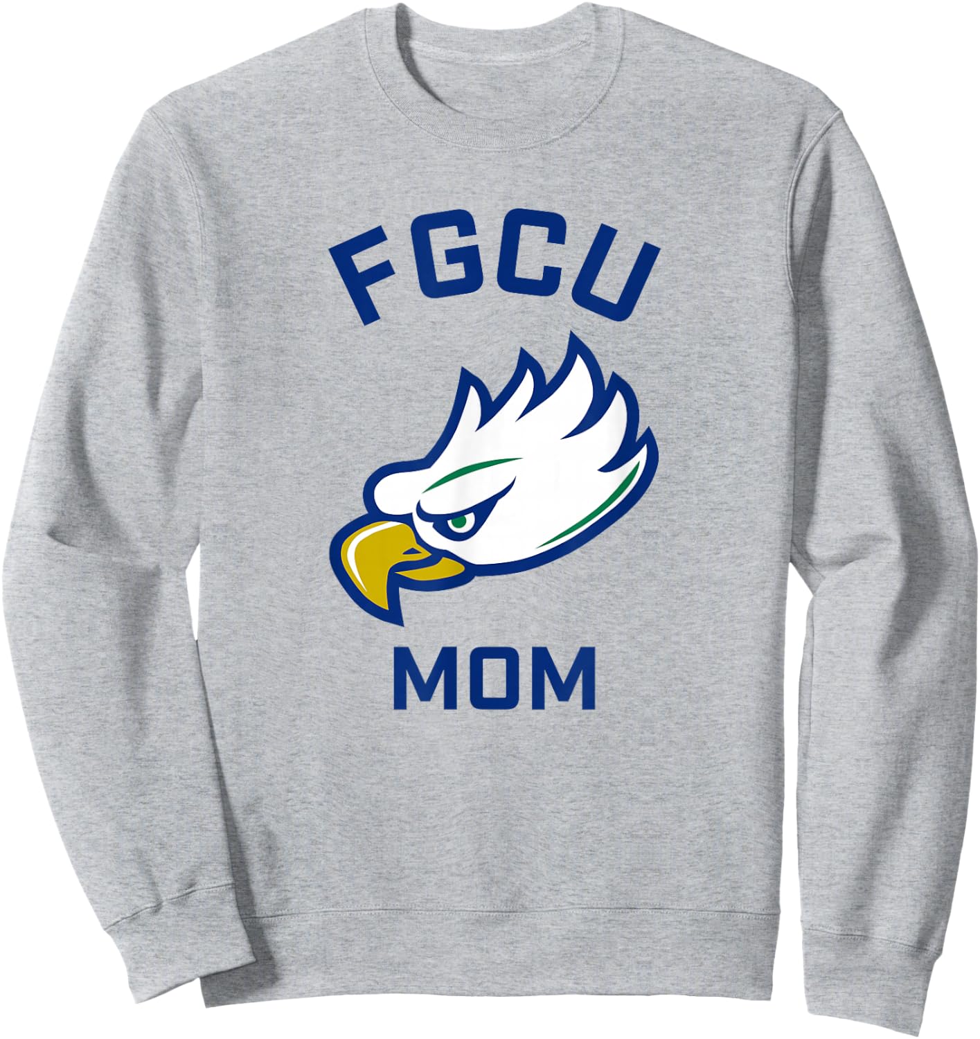 Florida Gulf Coast University FGCU Eagles Arched Mom Sweatshirt - Sweatshirt | Ash