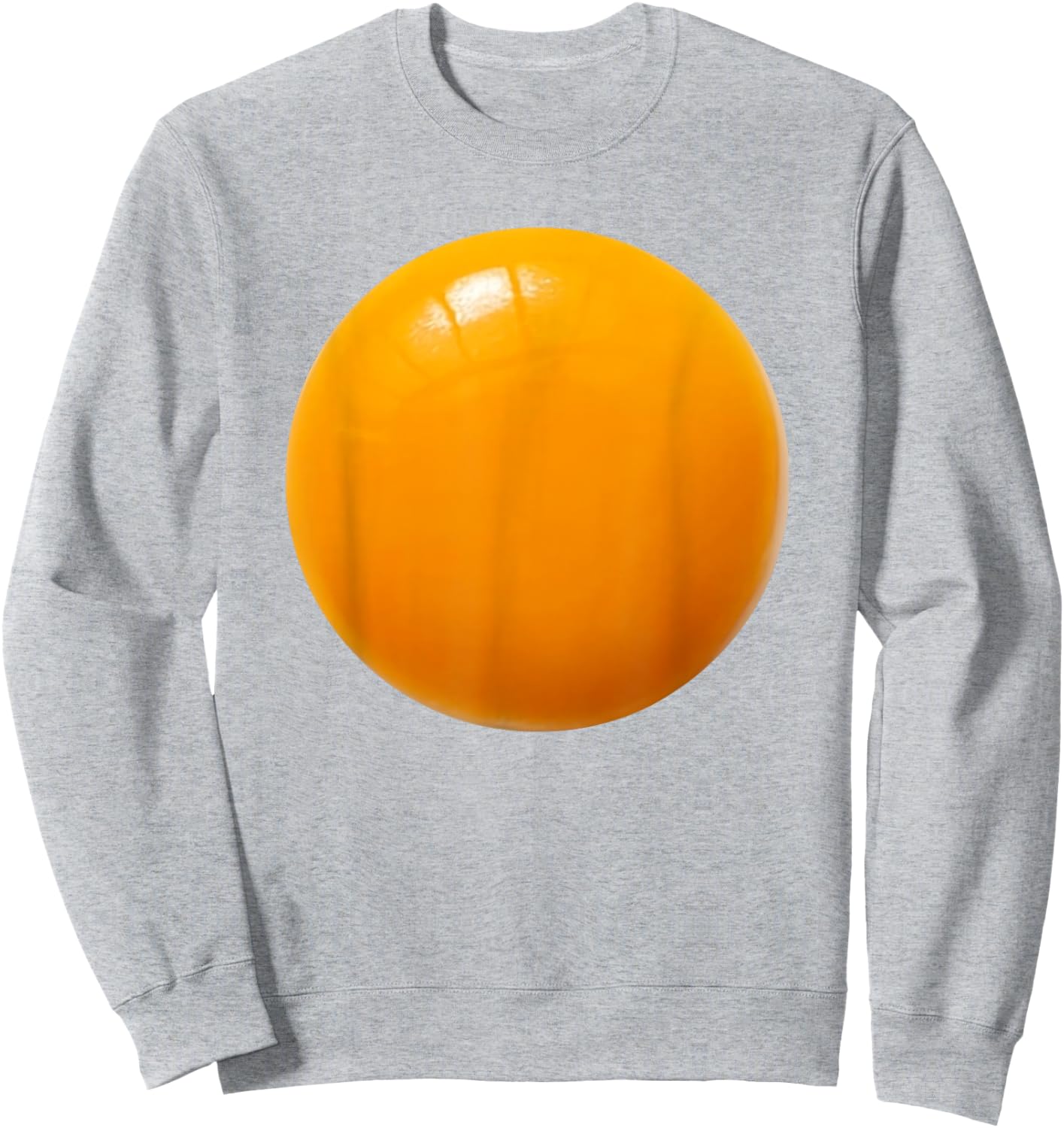 Deviled egg yolk easy lazy DIY costume for halloween party Sweatshirt - Sweatshirt | Ash