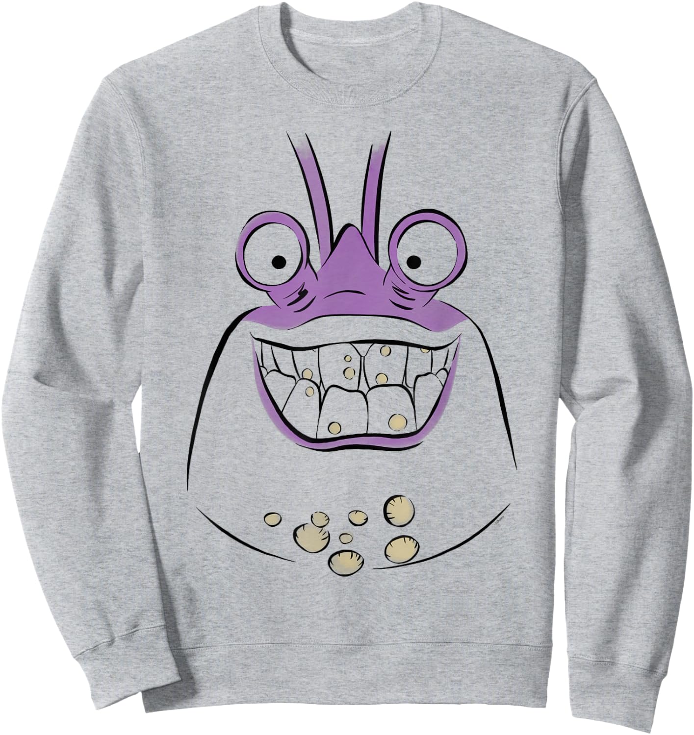 Disney Moana Tamatoa Crab Villain Big Face Costume Sweatshirt - Sweatshirt | Ash