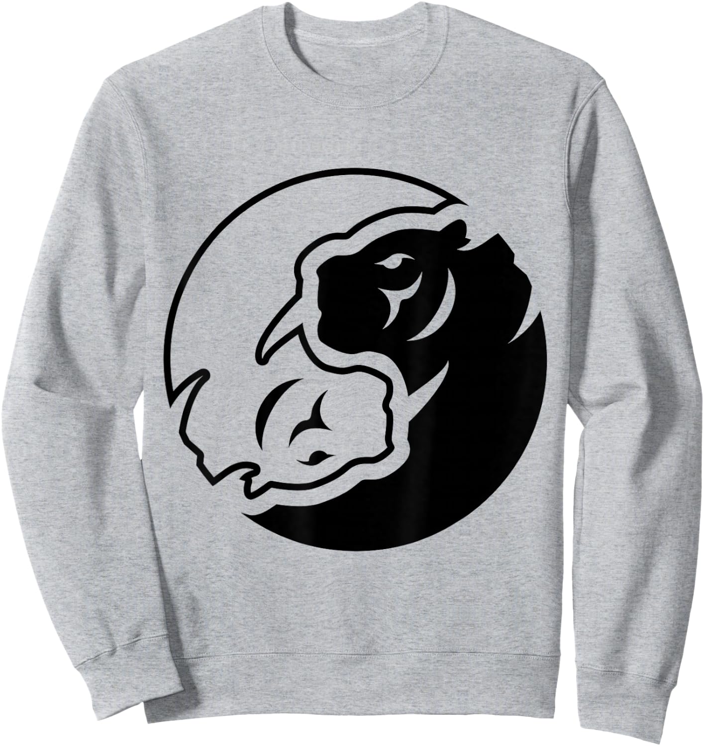 Yin Yang Tiger Shirt Chinese New Year 2022 Year of the Tiger Sweatshirt - Sweatshirt | Ash