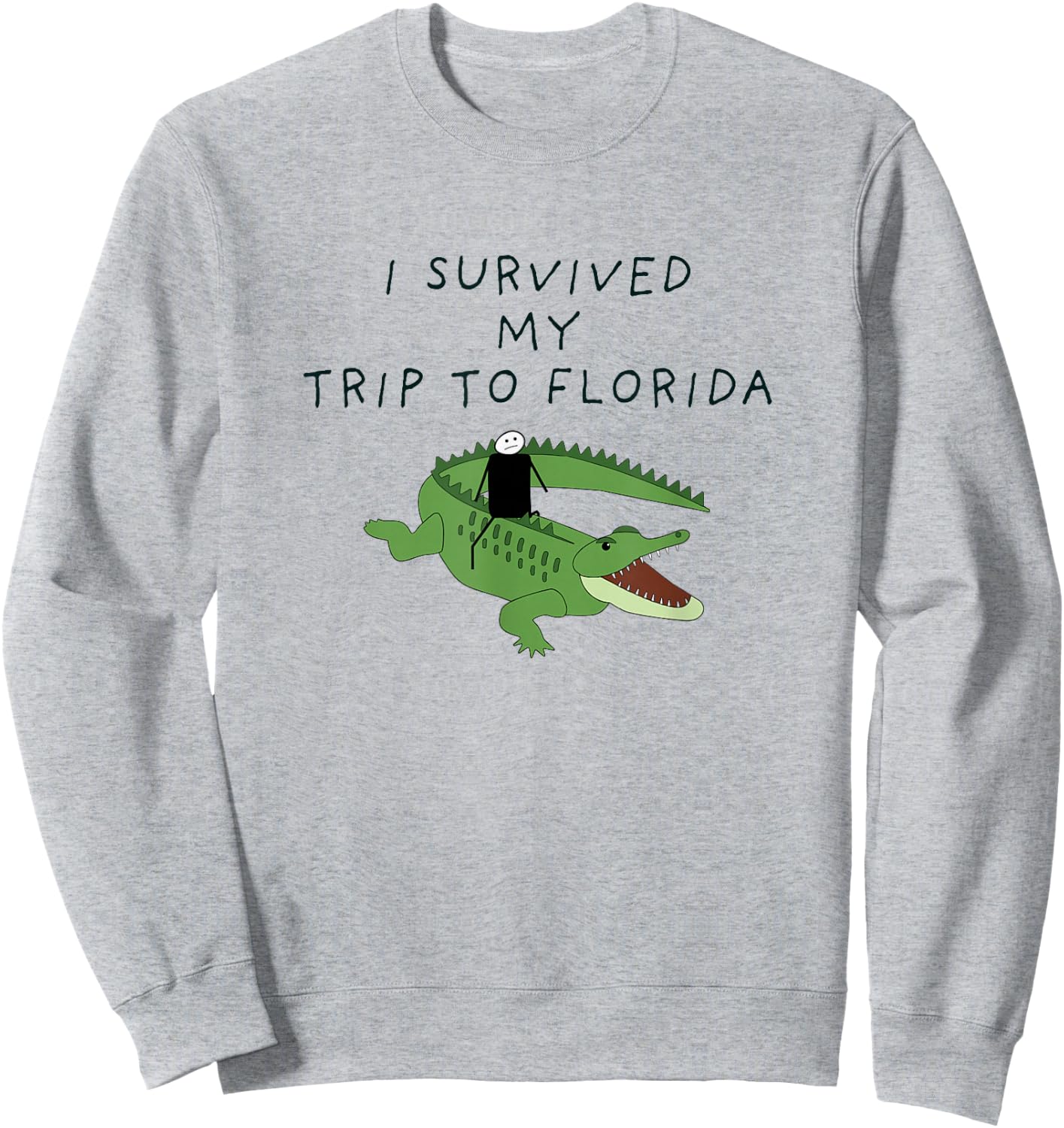 I survived my trip to Florida Funny Sweatshirt - Sweatshirt | Ash