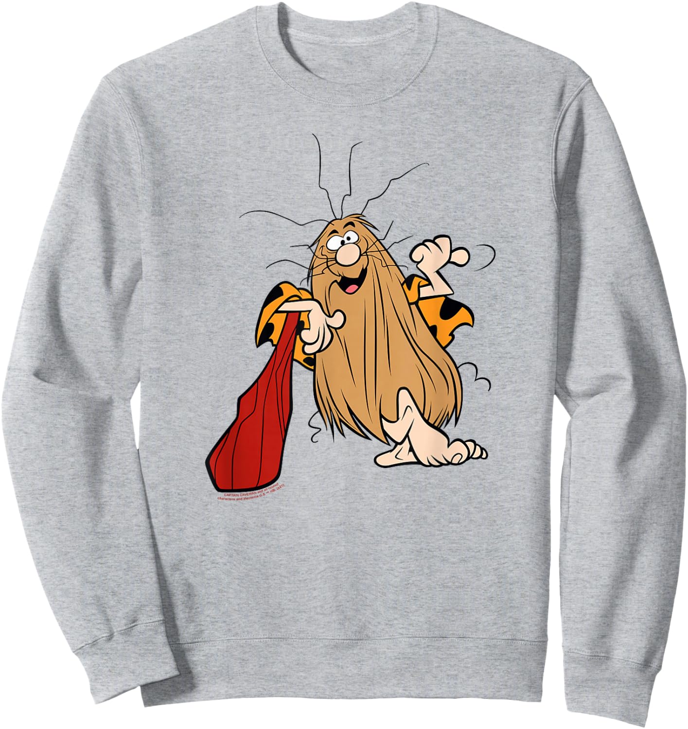 Captain Caveman Just Chilling Sweatshirt - Sweatshirt | Ash