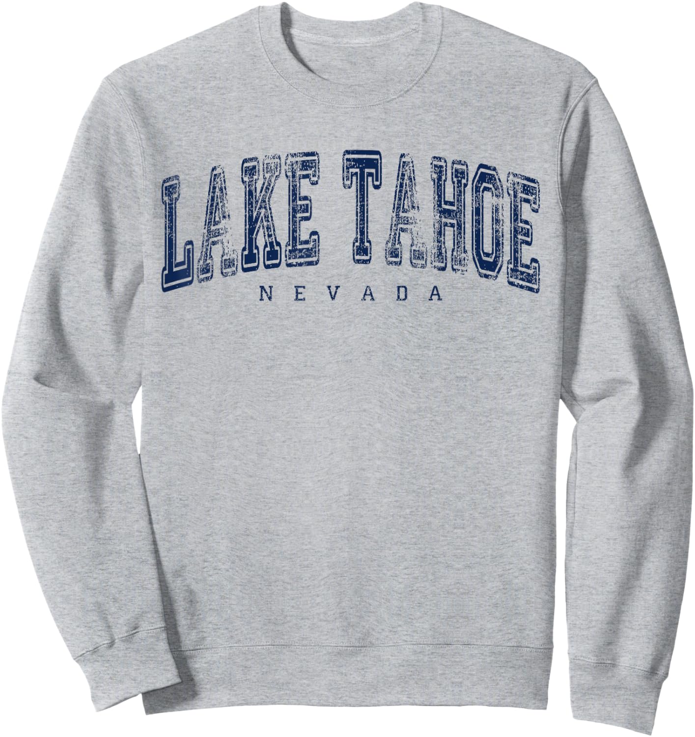 Lake Tahoe Nevada Vintage Retro US City State Travel Sweatshirt - Sweatshirt | Ash