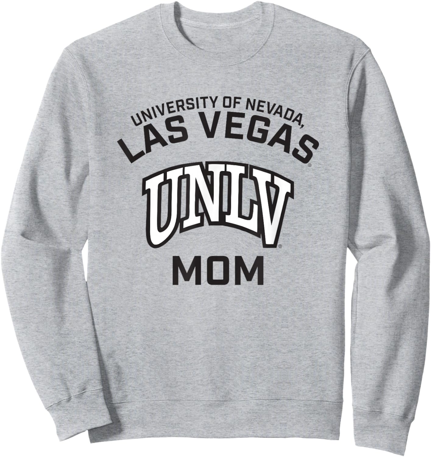 Nevada Las Vegas UNLV Rebels Arched Mom Sweatshirt - Sweatshirt | Ash