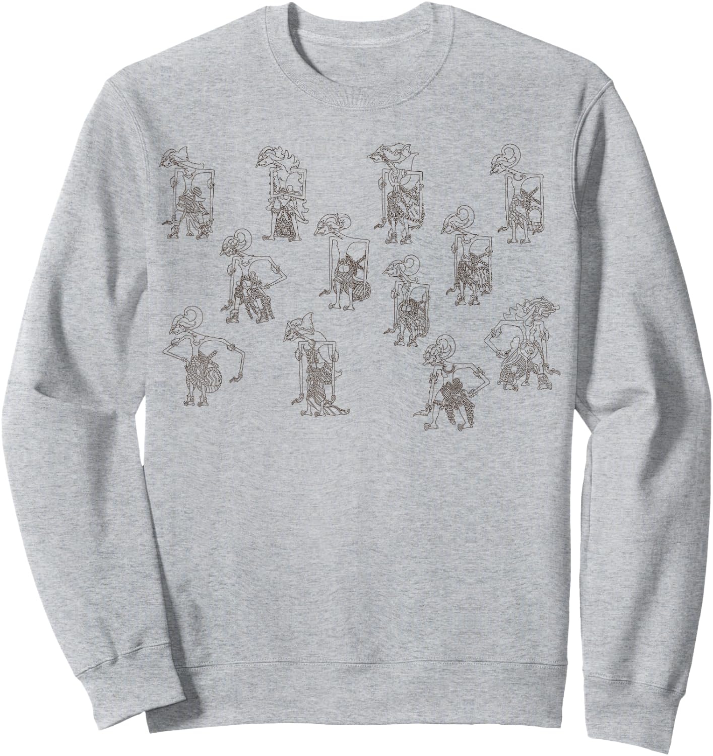Wayang Kulit, Indonesia's Puppetry Heritage Sweatshirt - Sweatshirt | Ash