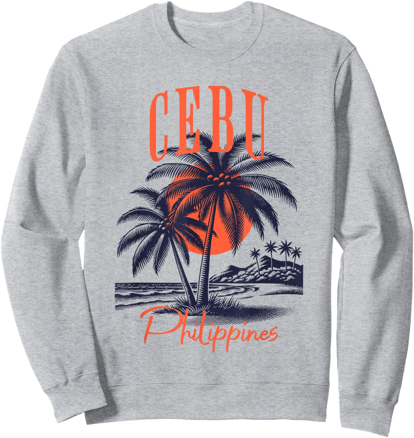 Mabuhay Cebu Philippines, Filipino , Small Sweatshirt - Sweatshirt | Ash