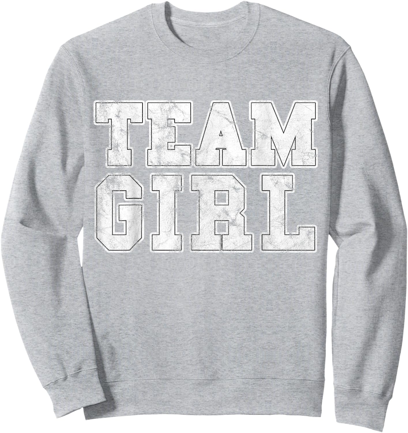 Team Girl Pink Gender Reveal Baby Shower Sweatshirt - Sweatshirt | Ash