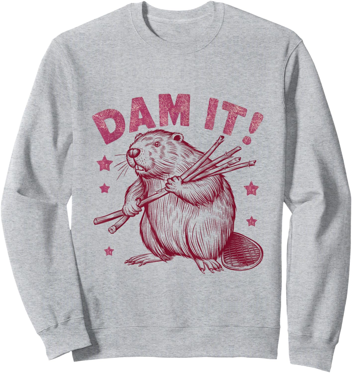 Sarcastic Beaver Sweatshirt - Sweatshirt | Ash