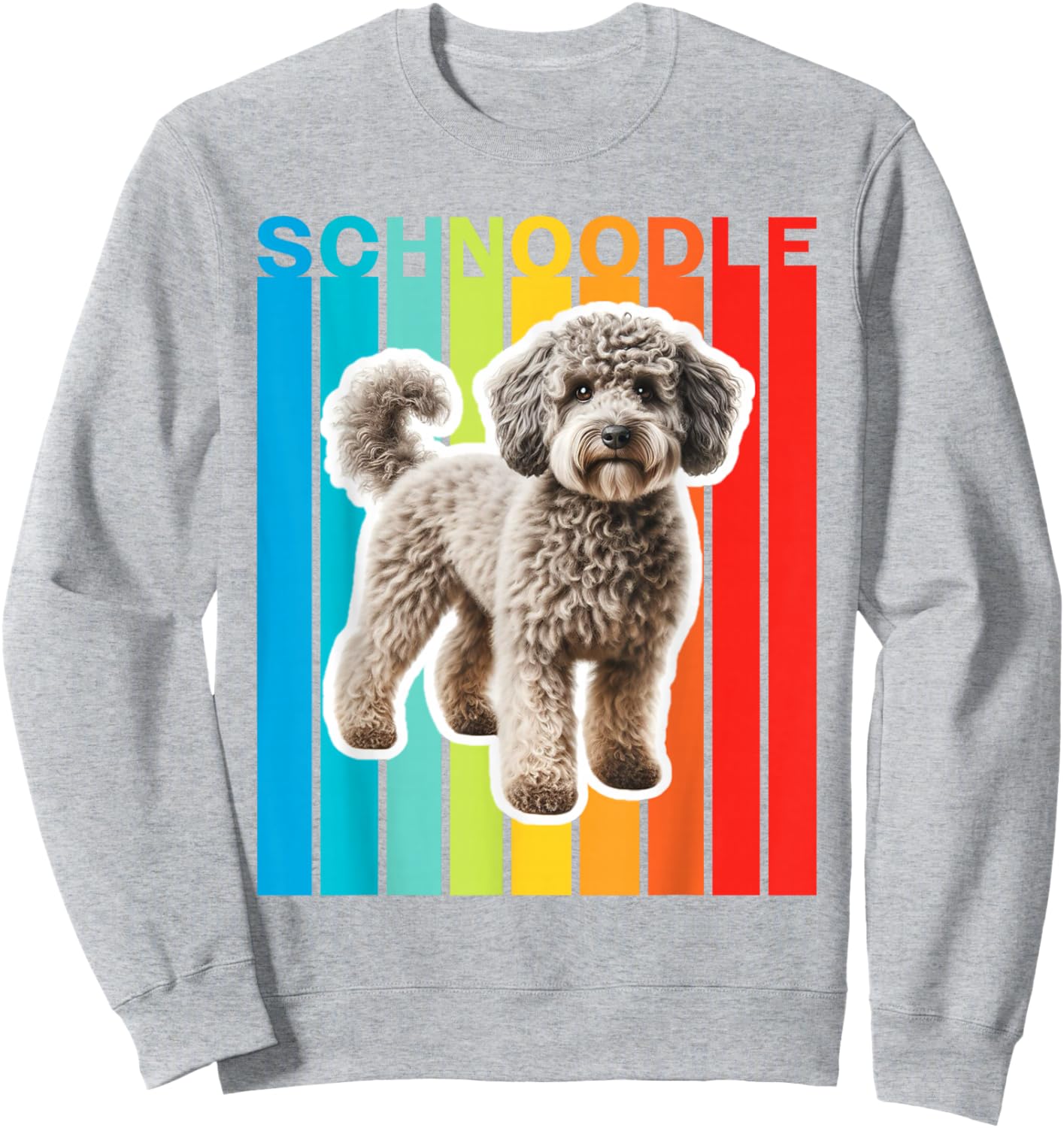 Colorful Schnoodle Sweatshirt - Sweatshirt | Ash