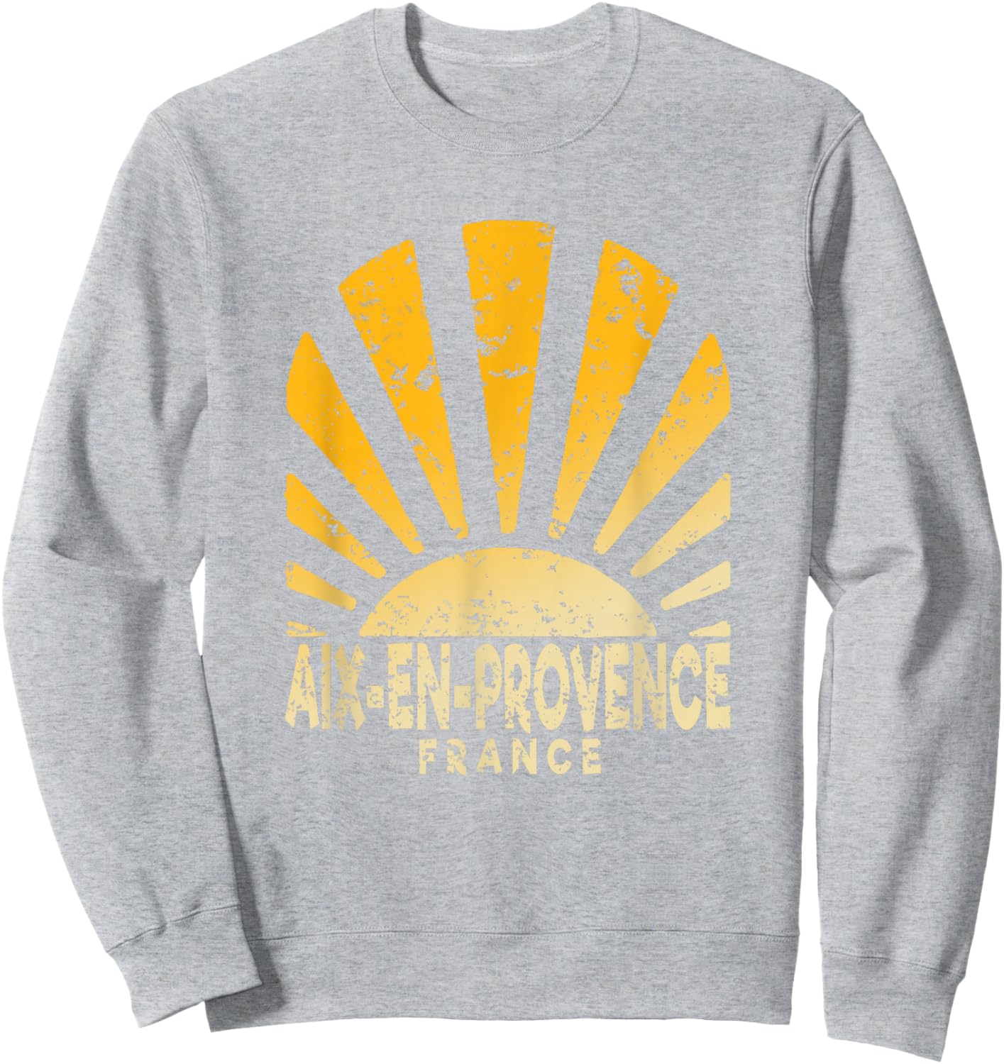 Aix-en-Provence France - Aix-en-Provence Sunshine Sweatshirt - Sweatshirt | Ash