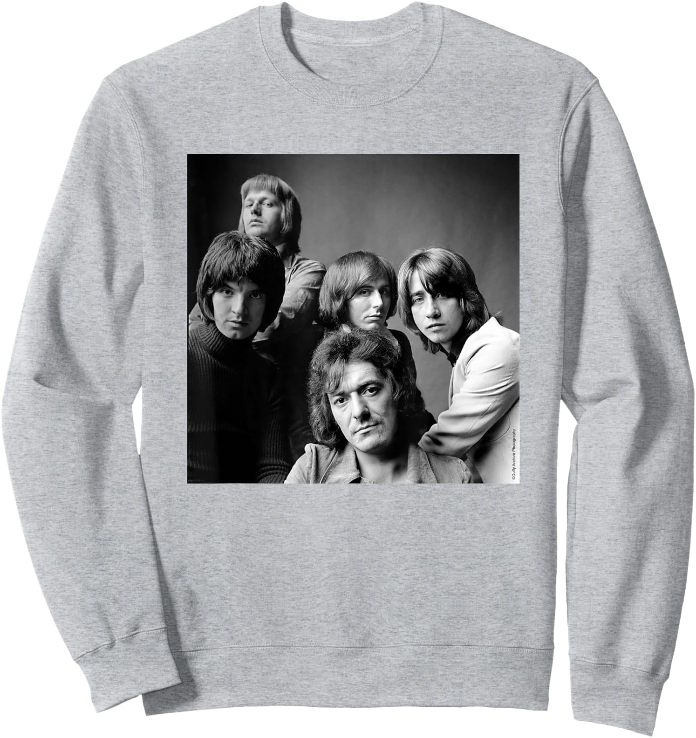 Duffy Archive Photography The Hollies Band Portrait 1972 Sweatshirt - Sweatshirt | Ash