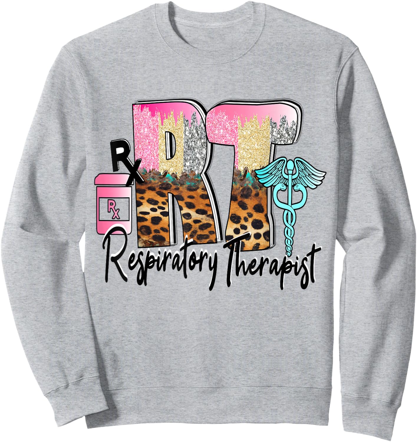Registered Respiratory Therapist RT Care Week Pulmonologist Sweatshirt - Sweatshirt | Ash