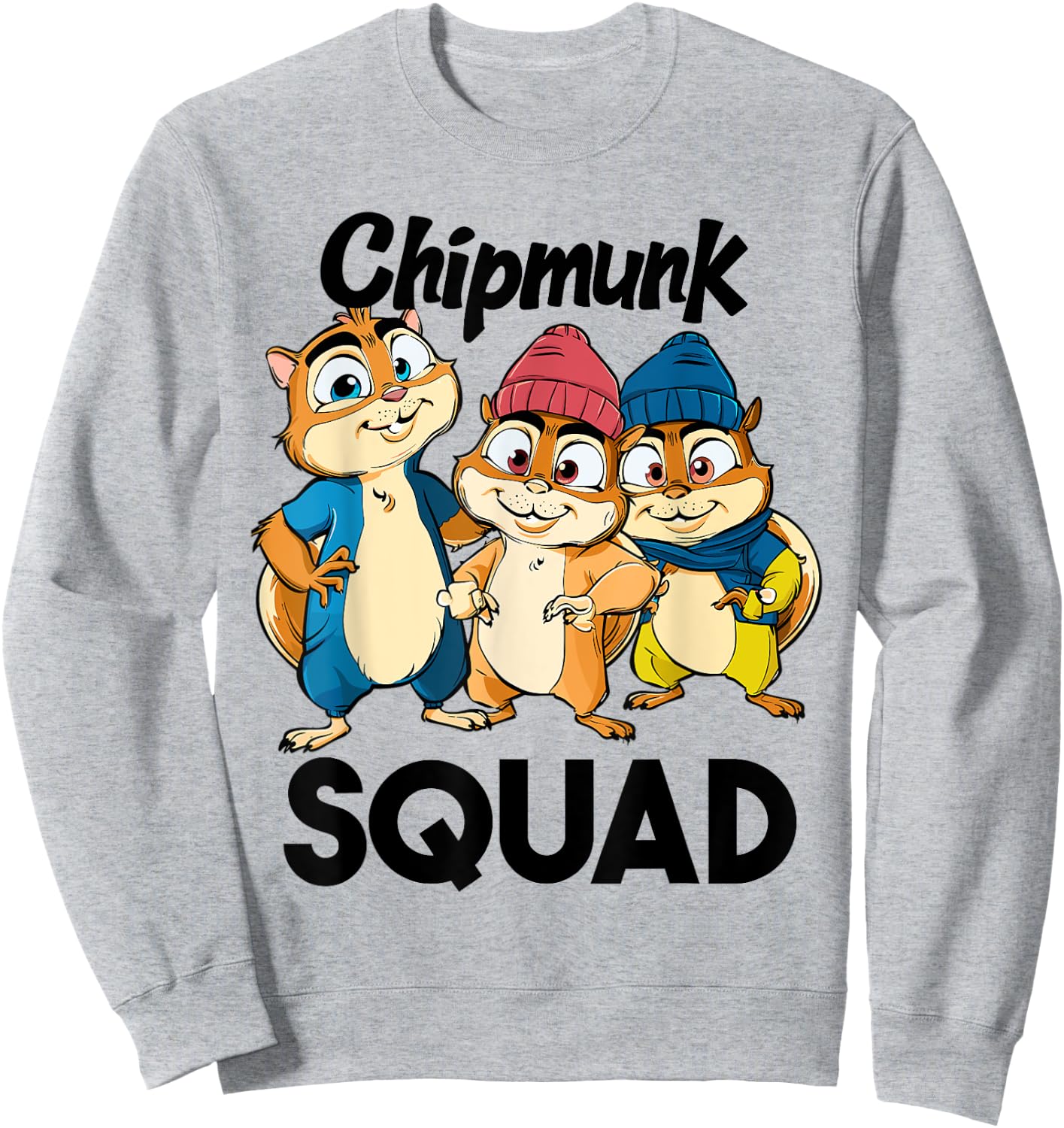 Chipmunk Squad for Chipmunk Lover Shirt Cool Chipmunk Sweatshirt - Sweatshirt | Ash