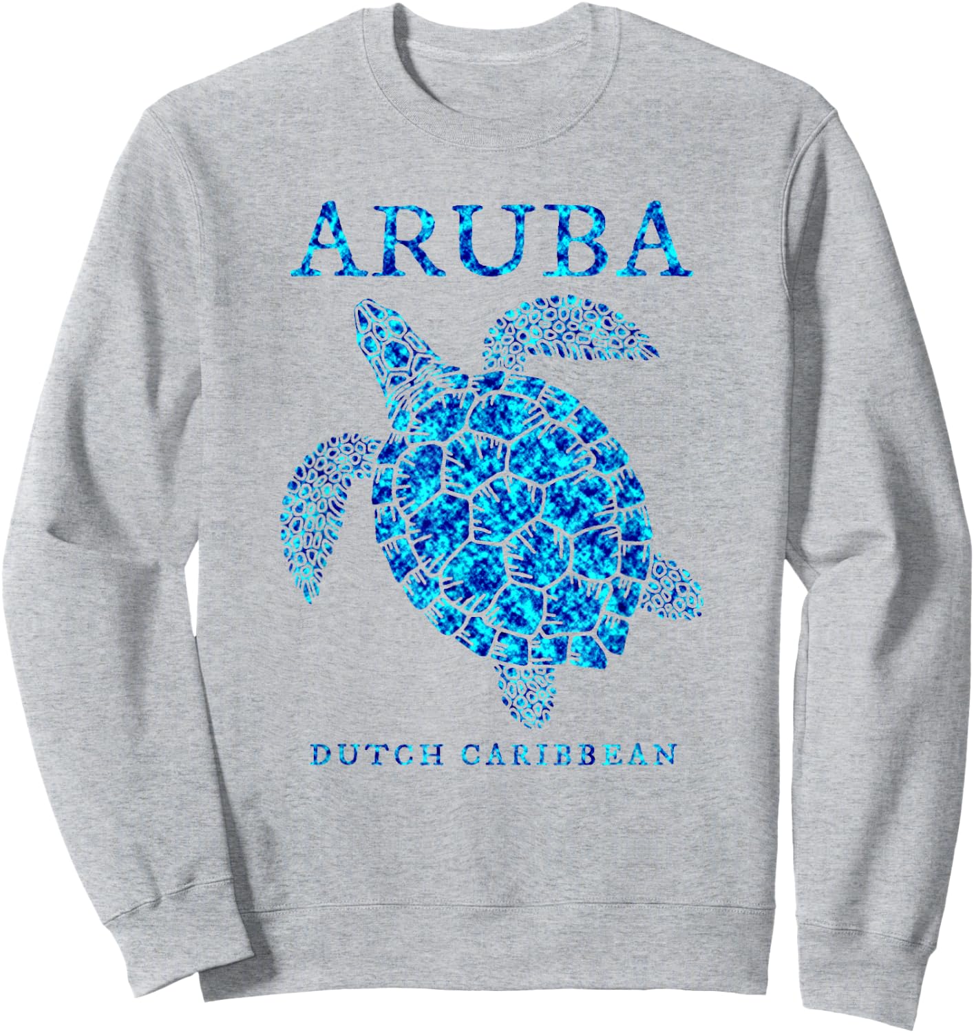 Aruba Sea Turtle Cruise Vacation Souvenir Boys Girls Sweatshirt - Sweatshirt | Ash