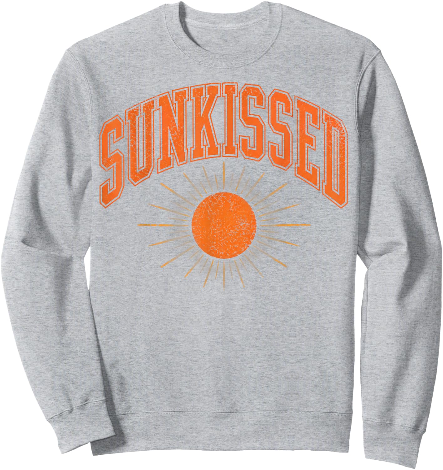 Sunkissed Summer Vibes Beach Lovers Vintage Sweatshirt - Sweatshirt | Ash