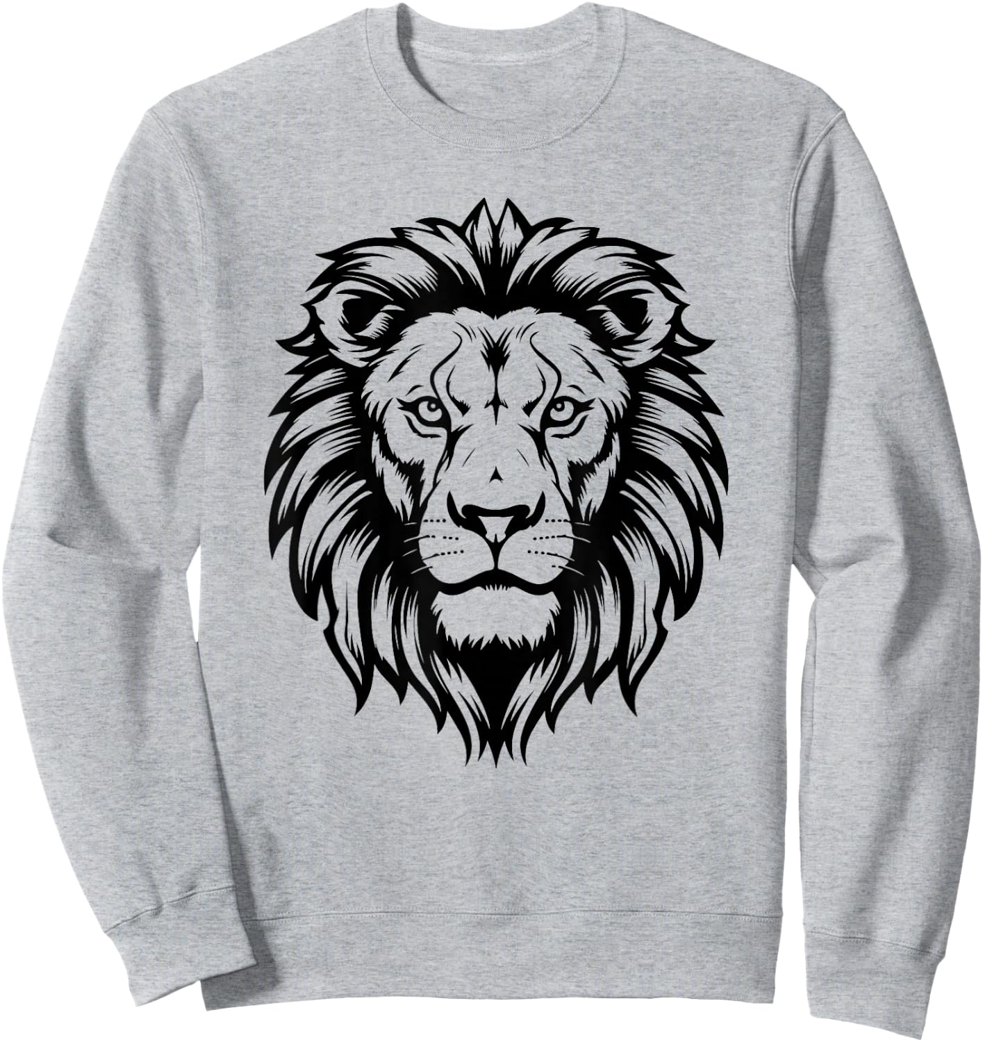 Orange Lion Face Netherlands Holland Sweatshirt - Sweatshirt | Ash