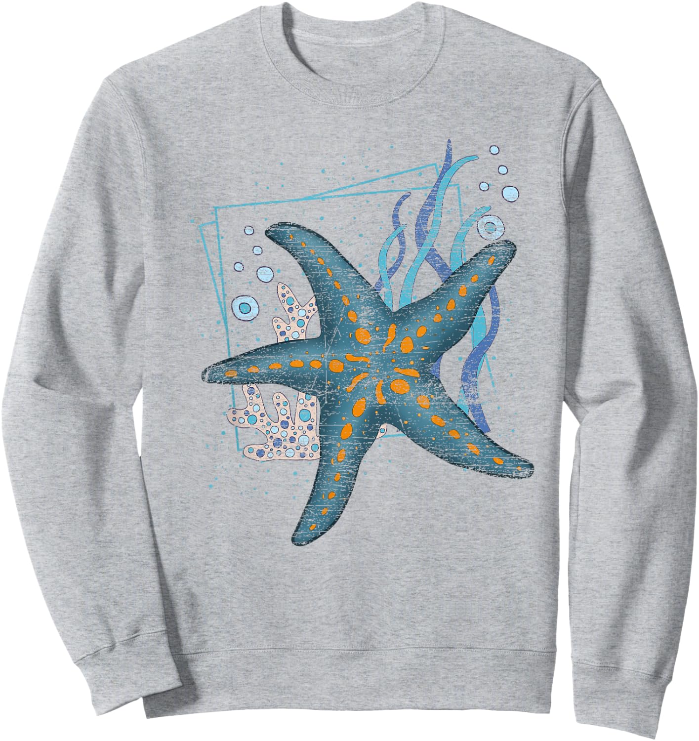 Aquarist Starfish Lover Ocean Animal Starfish Sweatshirt - Sweatshirt | Ash