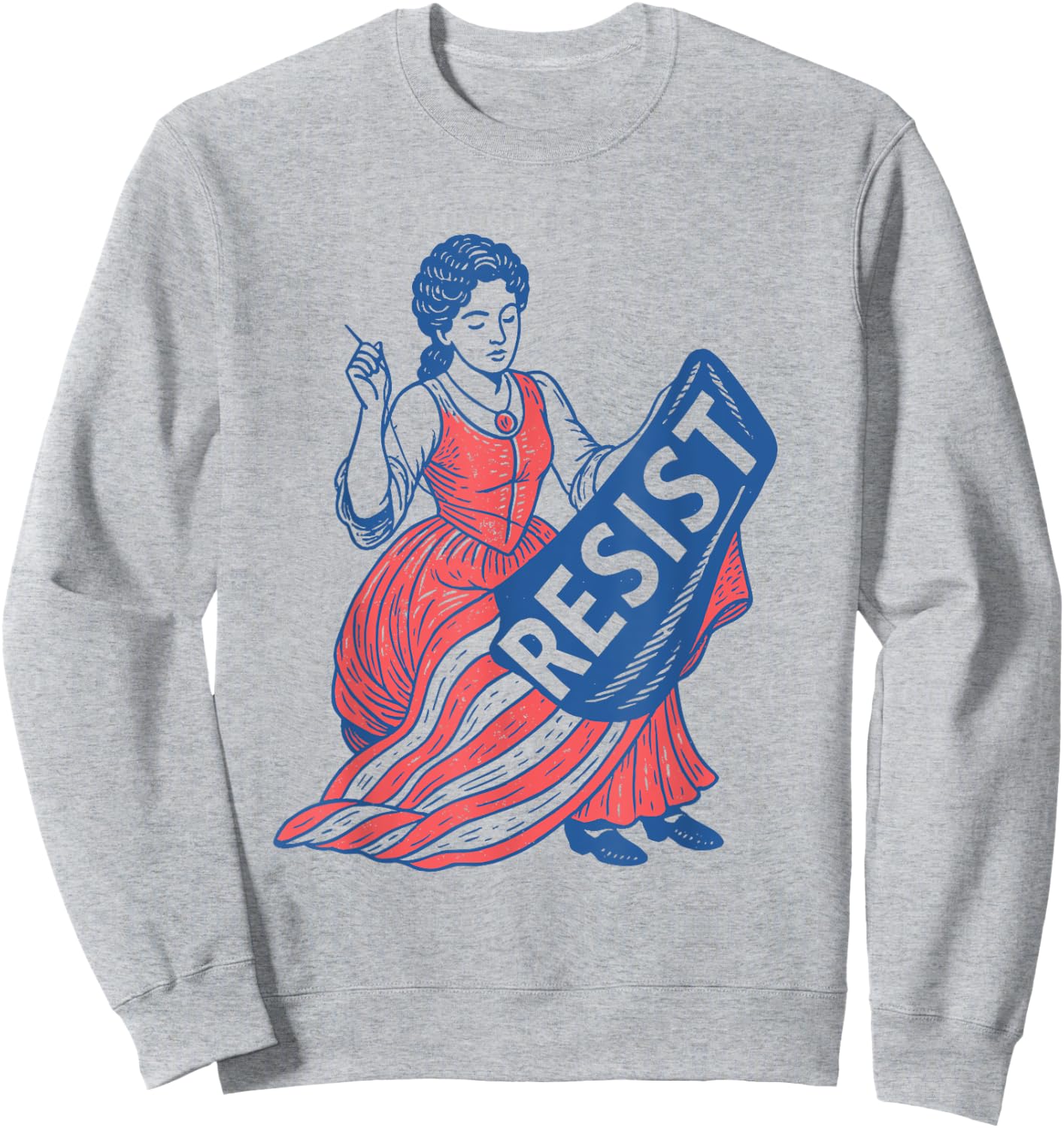 Feminist 4th Of July Sweatshirt - Sweatshirt | Ash