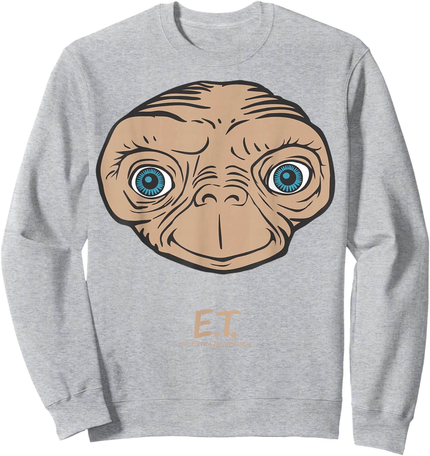 E.T. the Extra-Terrestrial Big Face Sweatshirt - Sweatshirt | Ash