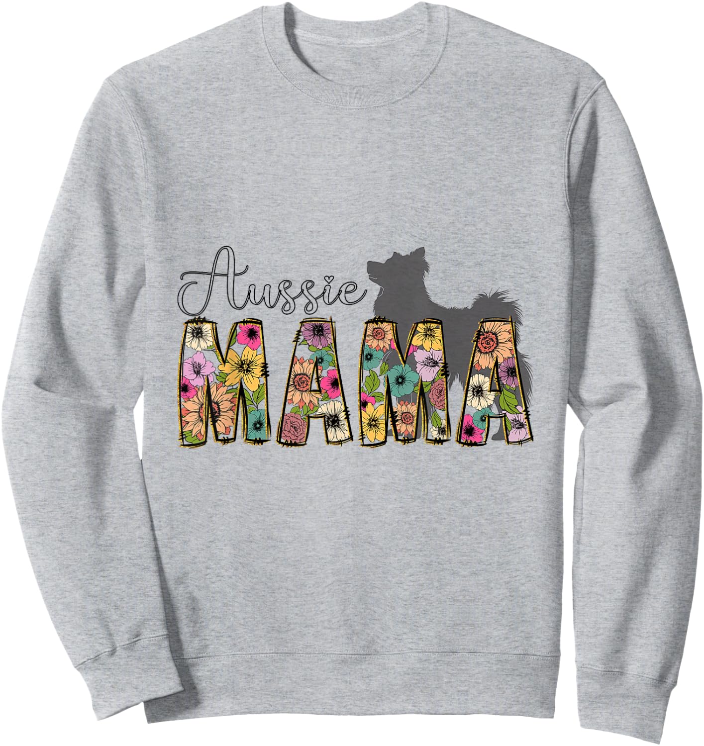 Australian Shepherd Aussie Dog Men Women Kids Sweatshirt - Sweatshirt | Ash