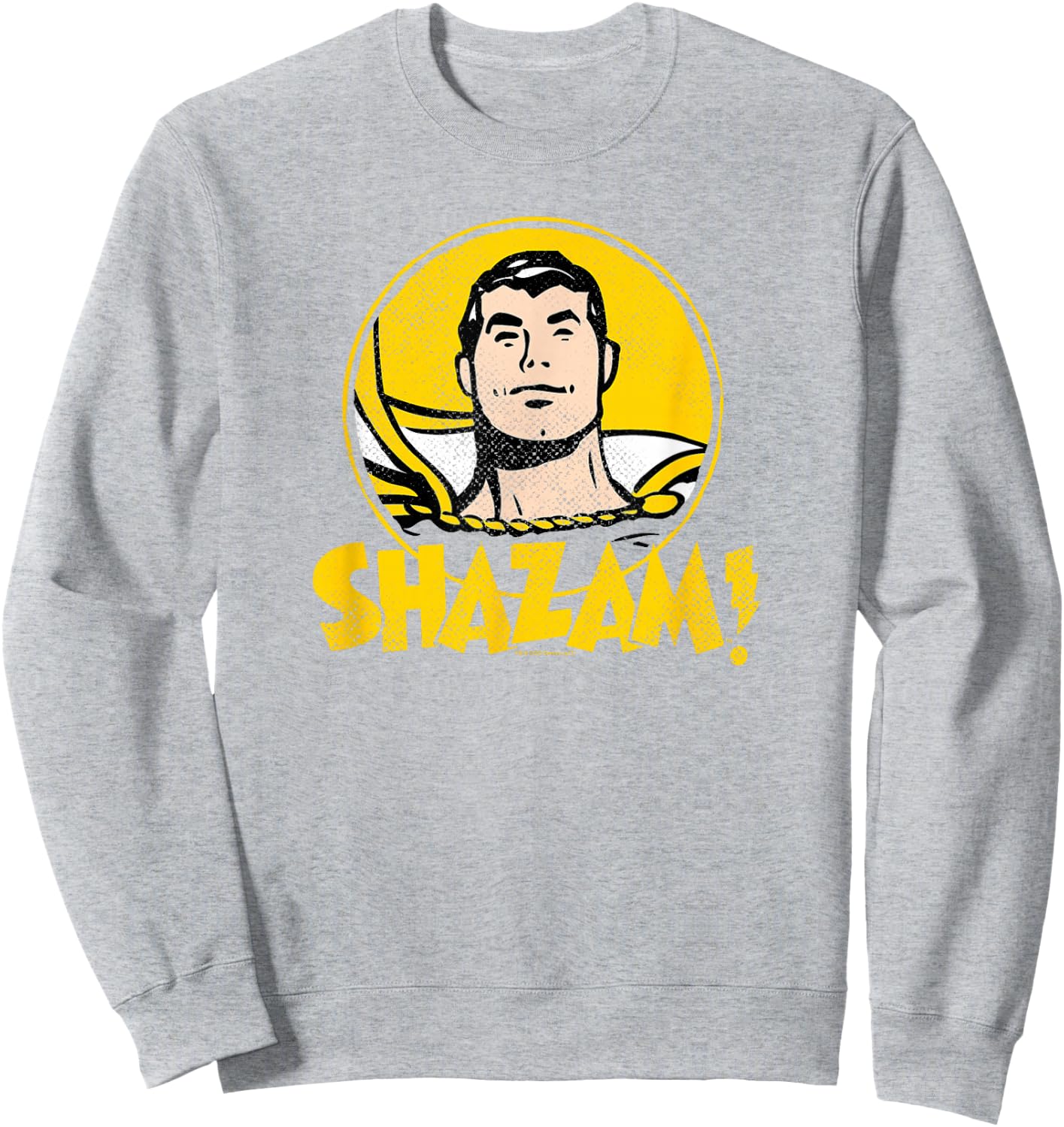 Shazam! Retro Circle Sweatshirt - Sweatshirt | Ash