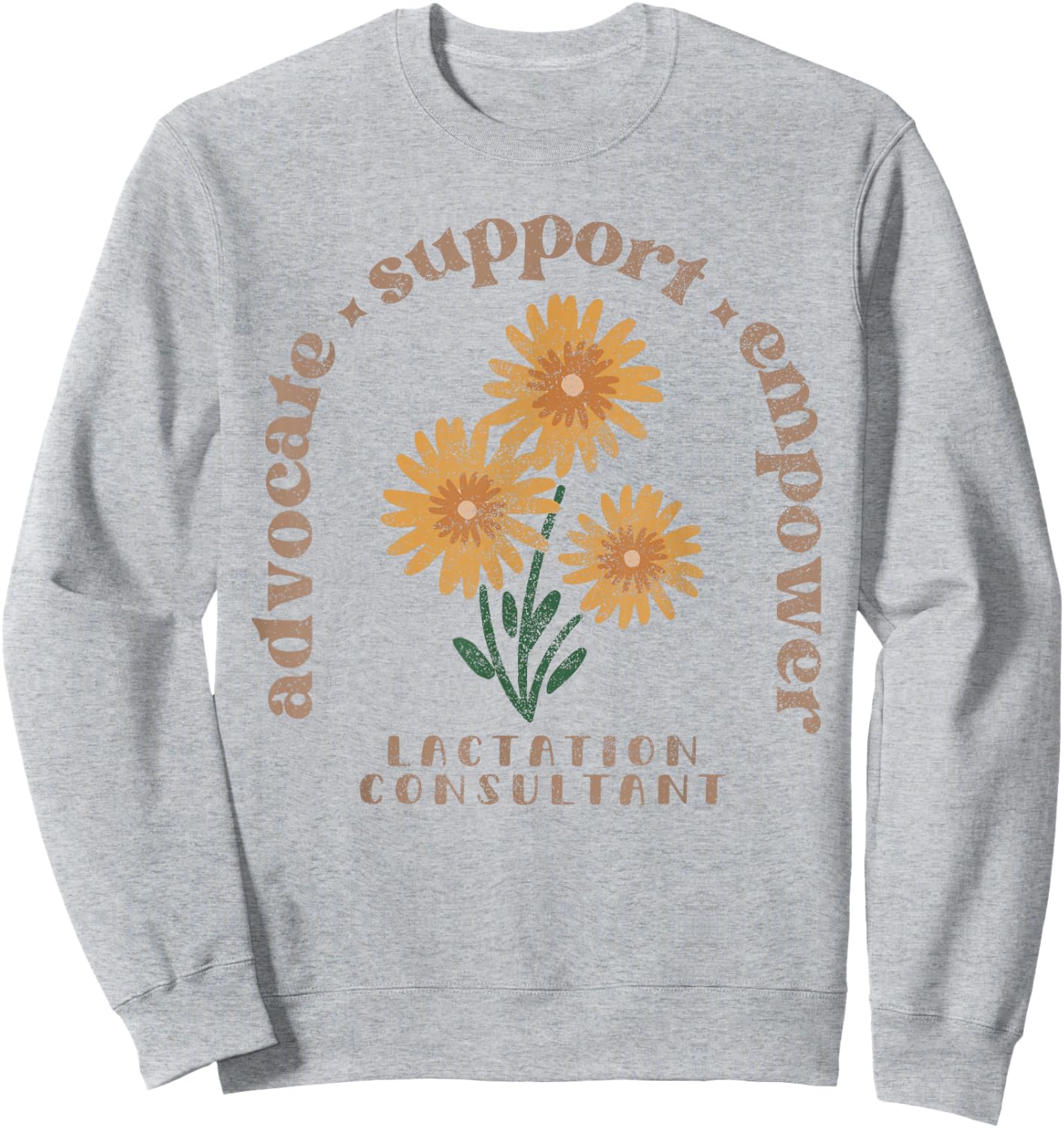Lactation Nurse IBCLC Nurse TeeLactation Nurse for Lact Sweatshirt - Sweatshirt | Ash