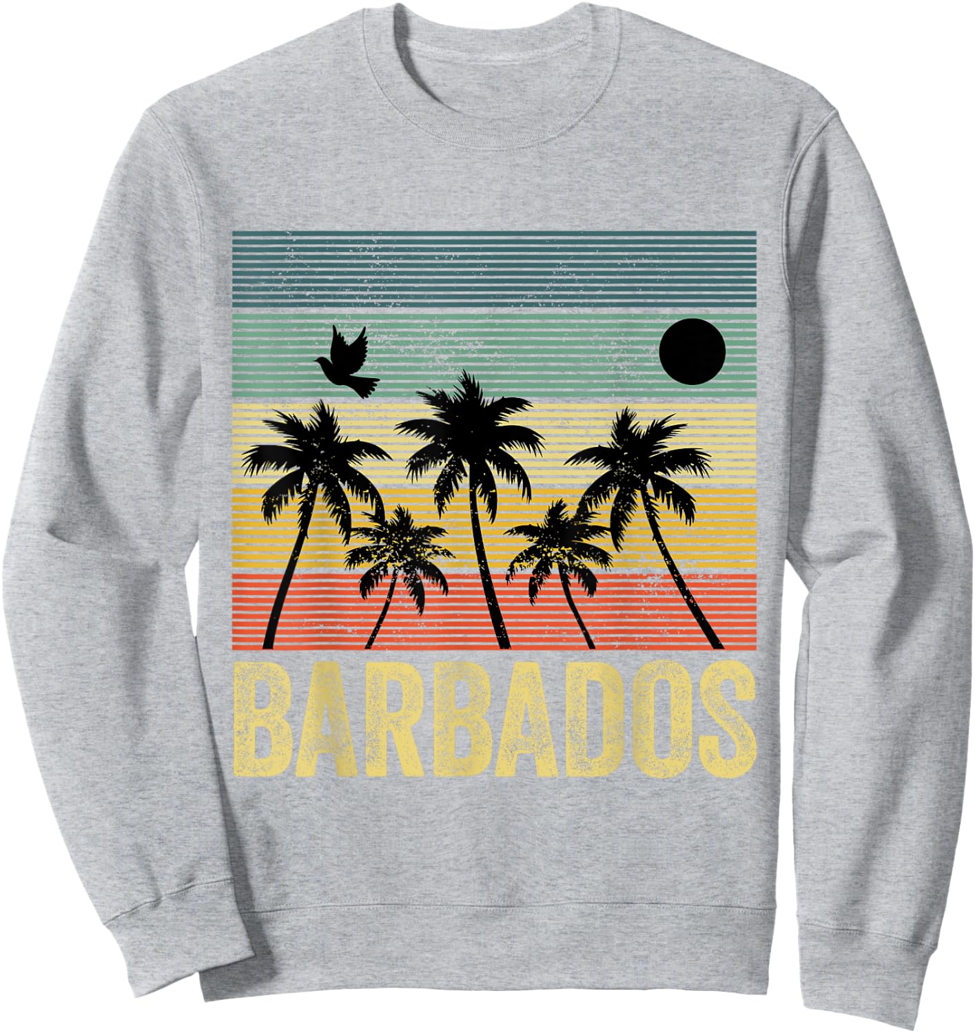 The Barbados Souvenir Barbadians Bajan Travel Men Women Boy Sweatshirt - Sweatshirt | Ash