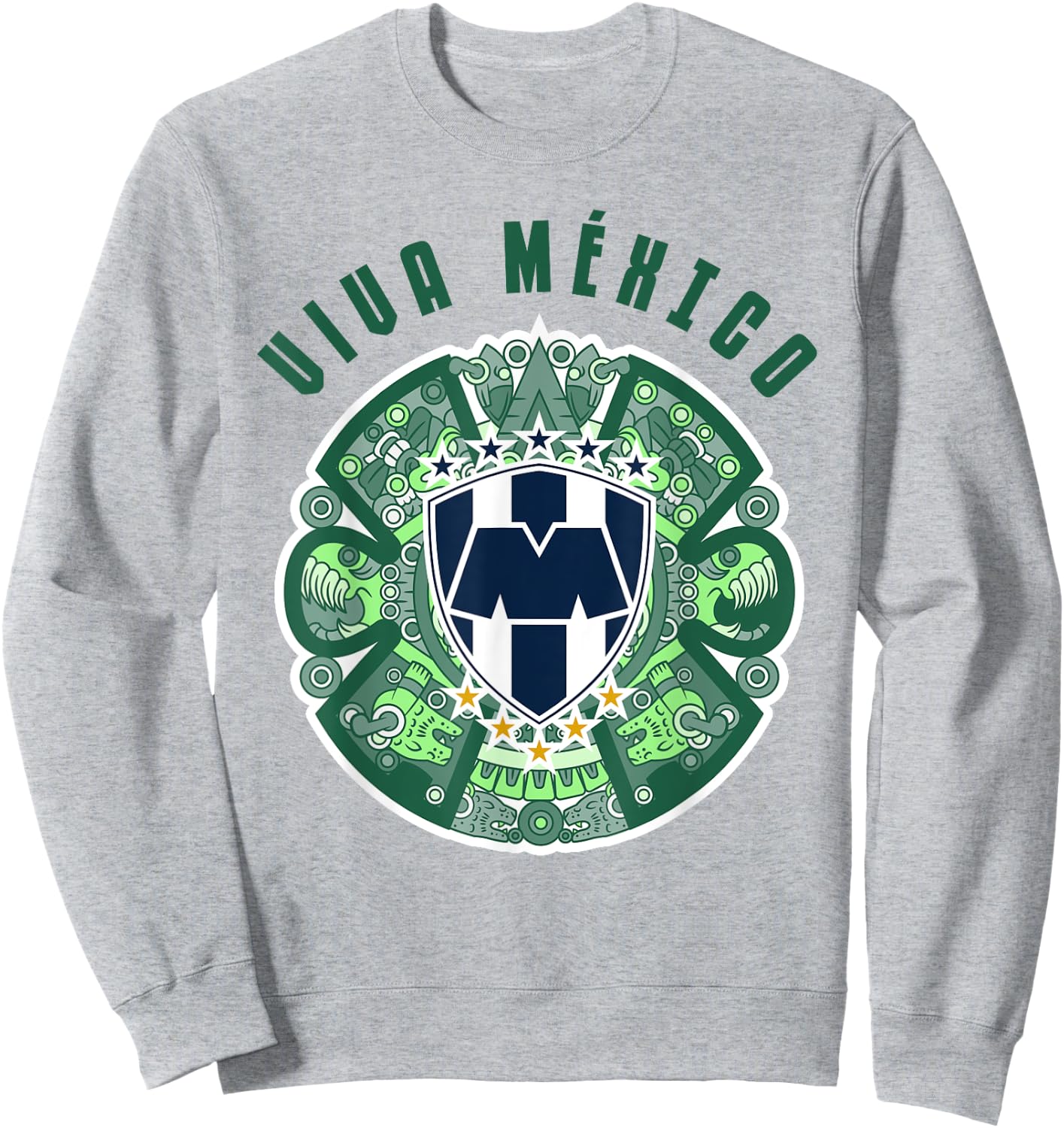 Rayados de Monterrey supports the Mexican team Let's go tri! Sweatshirt - Sweatshirt | Ash