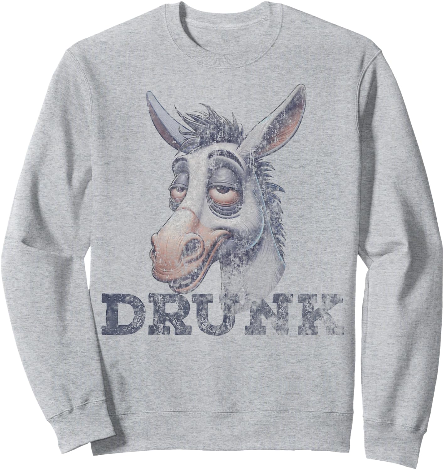 Drunk Ass - Funny Drinking Sweatshirt - Sweatshirt | Ash