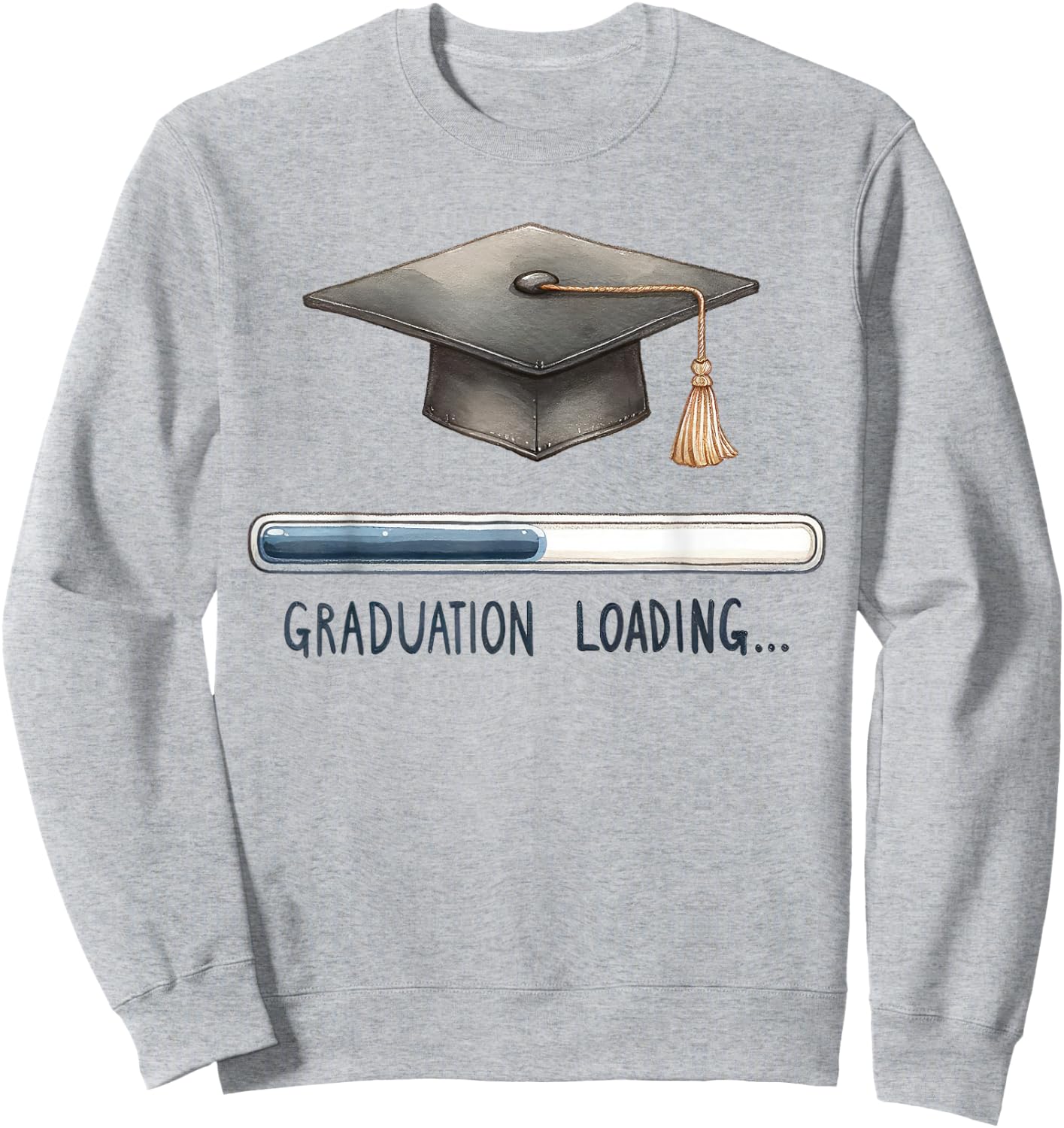 Graduation Loading Sweatshirt - Sweatshirt | Ash