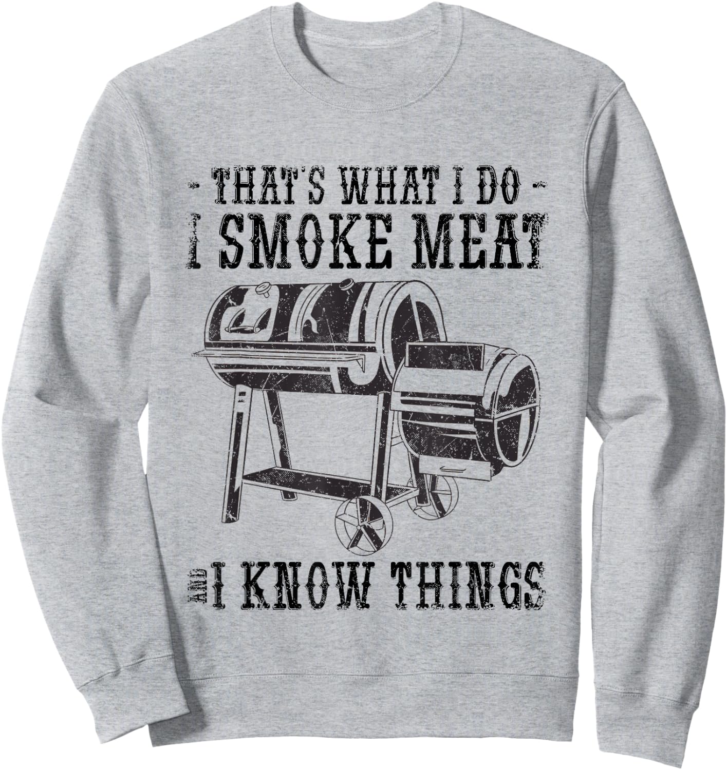 Ich Rauchere Fleisch Und Kenne Mich mit Grillen Aus. Sweatshirt - Sweatshirt | Ash