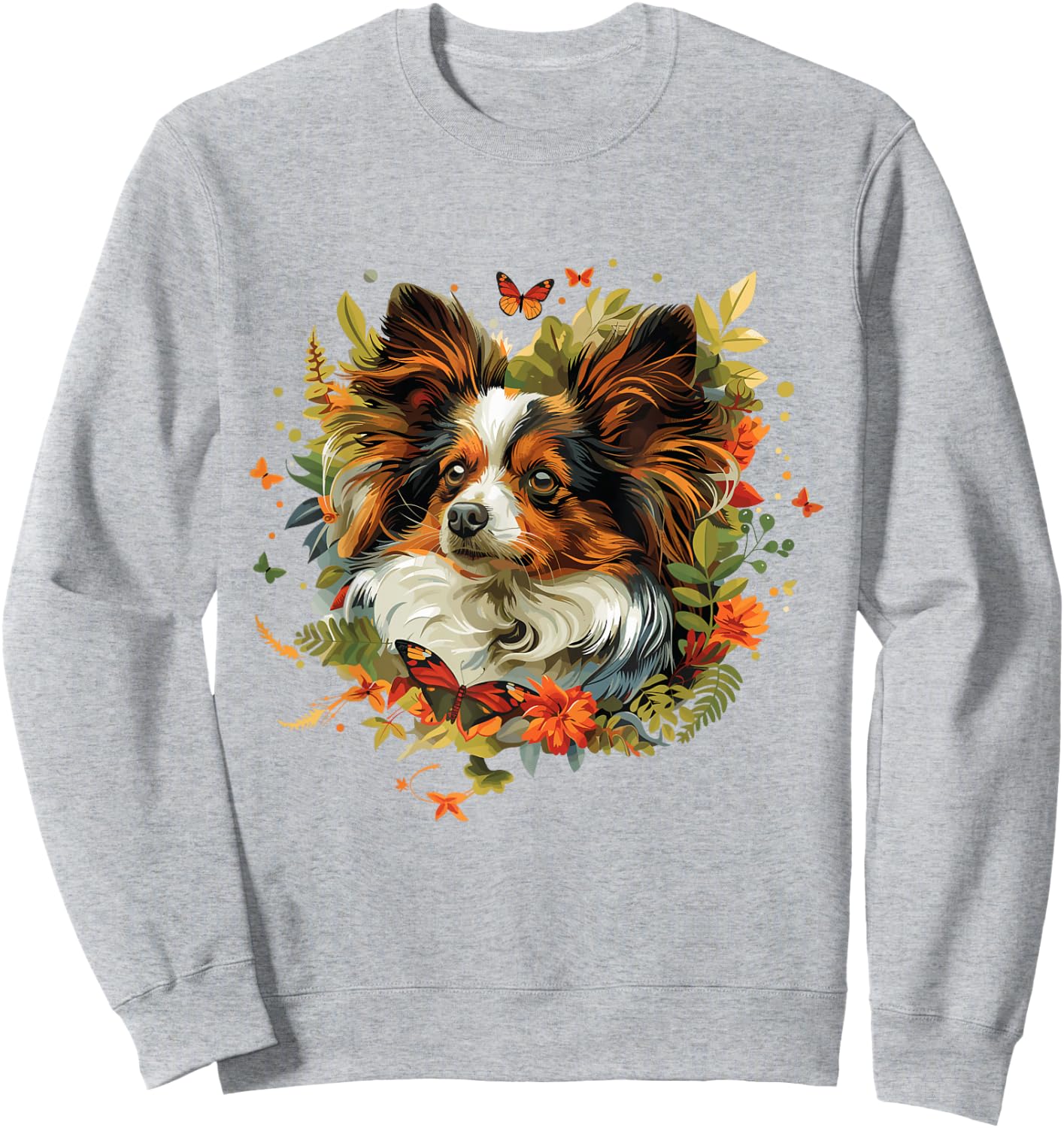 Naturecore - autumnal Papillon Sweatshirt - Sweatshirt | Ash