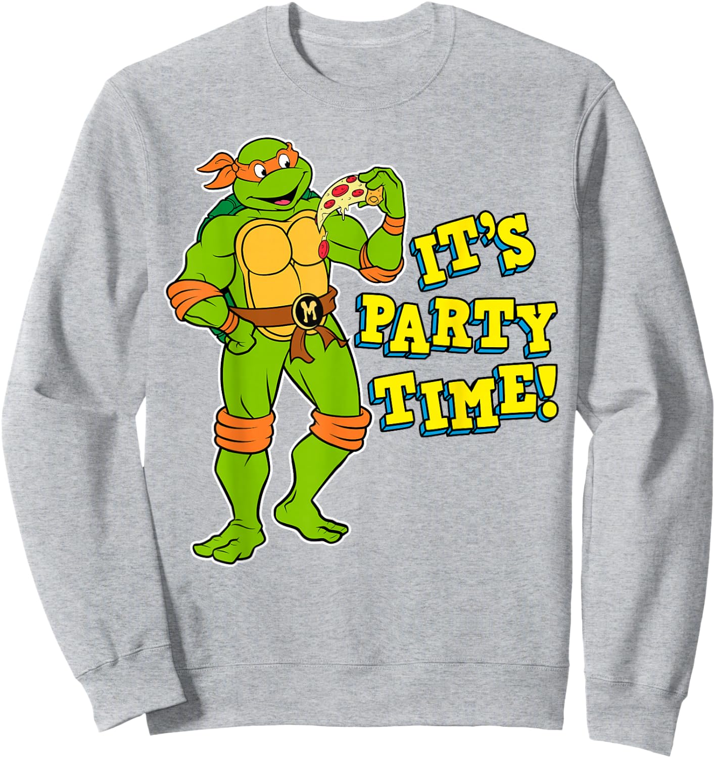 Teenage Mutant Ninja Turtles Leonardo Party Time Sweatshirt - Sweatshirt | Ash