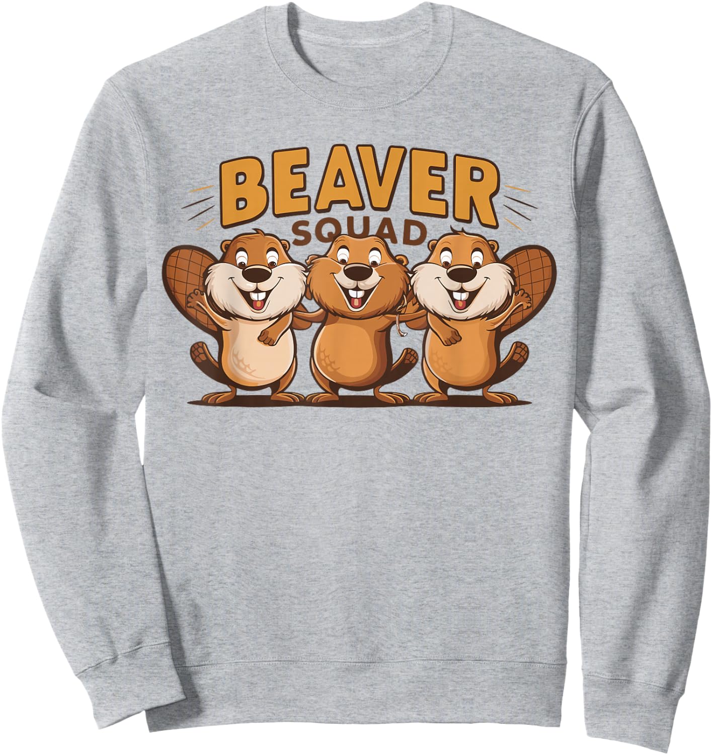 Beaver Squad Kids Sweatshirt - Sweatshirt | Ash
