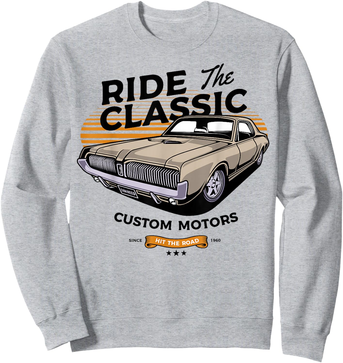1967 Mercury classic Cougar cars Sweatshirt - Sweatshirt | Ash