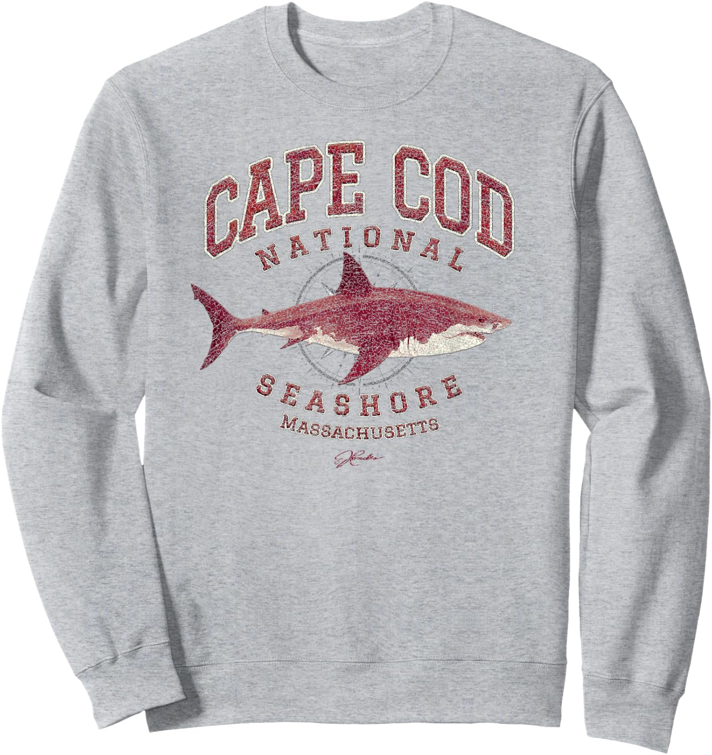 JCombs: Cape Cod National Seashore, Massachusetts Sweatshirt - Sweatshirt | Ash