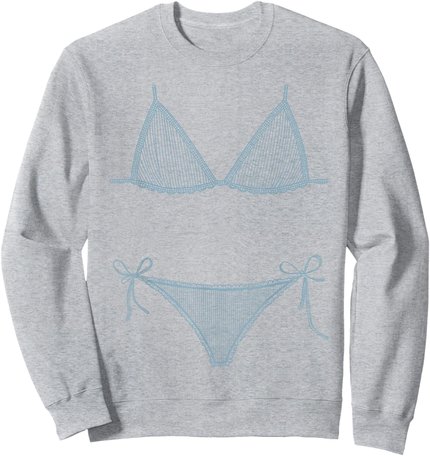 Summer Vacation Bikini Hawaii Beach Girls Trip Ocean Lover Sweatshirt - Sweatshirt | Ash