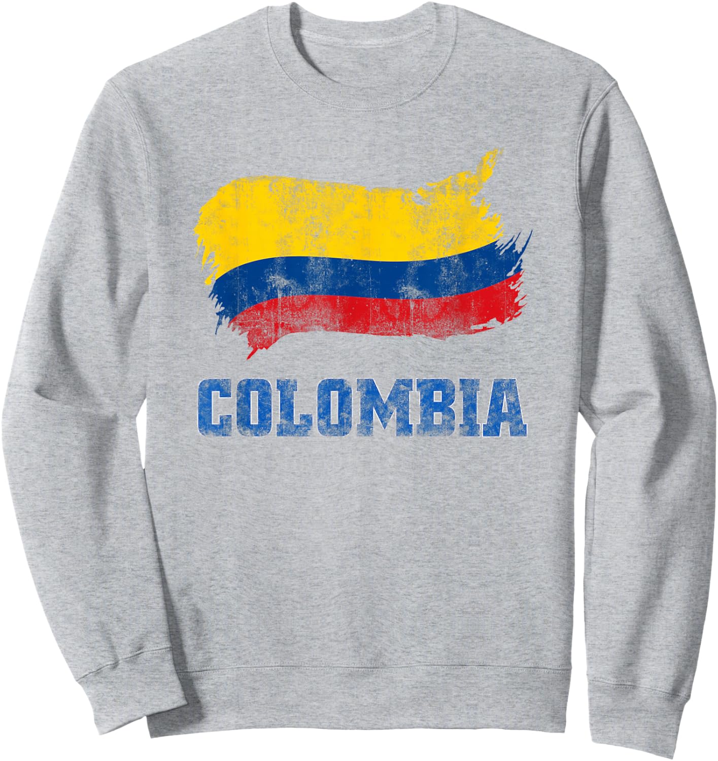 Colombia Flag Design Columbian Men Women Clothing Outfit Sweatshirt - Sweatshirt | Ash