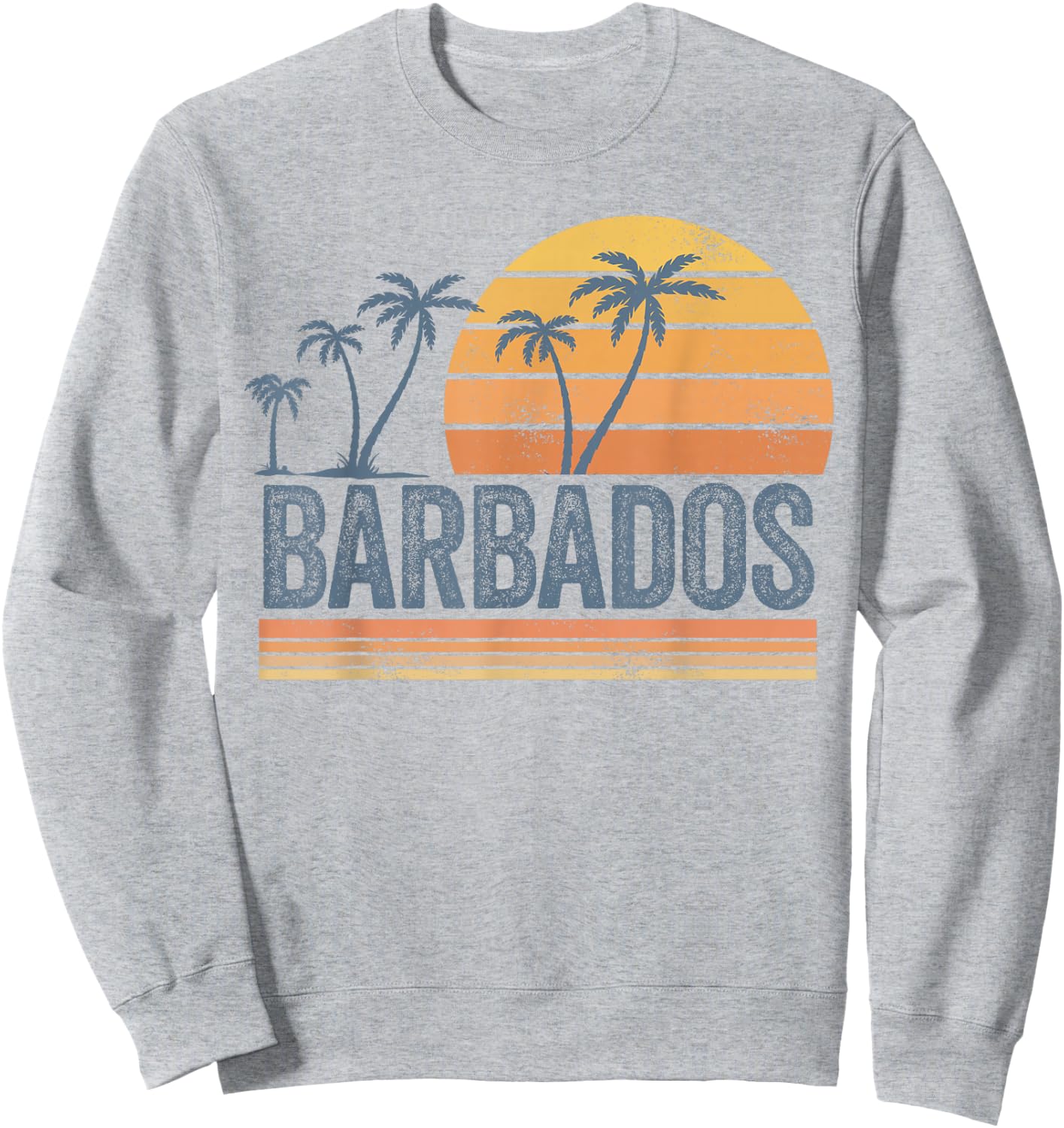 The Barbados Souvenir Barbadians Bajan Travel Men Women Boy Sweatshirt - Sweatshirt | Ash