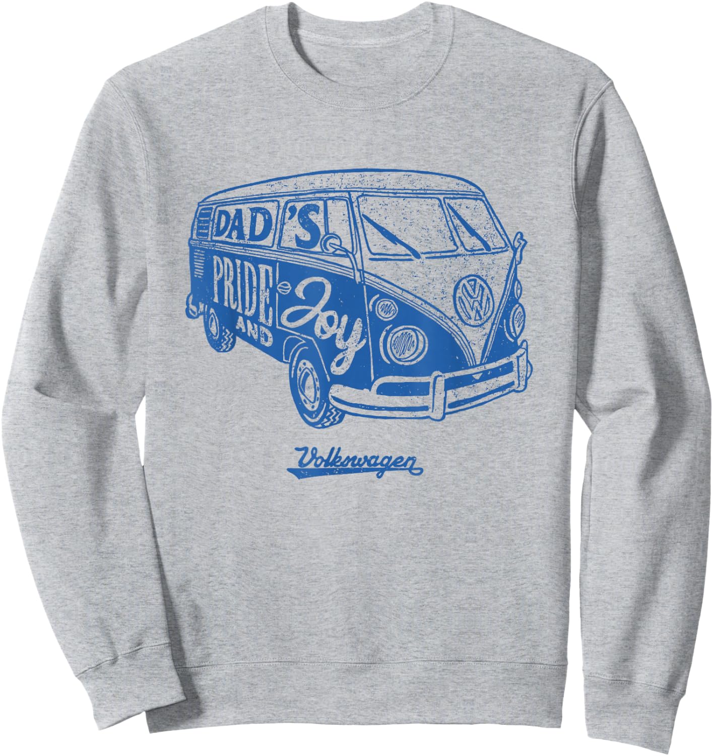 Volkswagen Dad's Pride And Joy Camper Sweatshirt - Sweatshirt | Ash