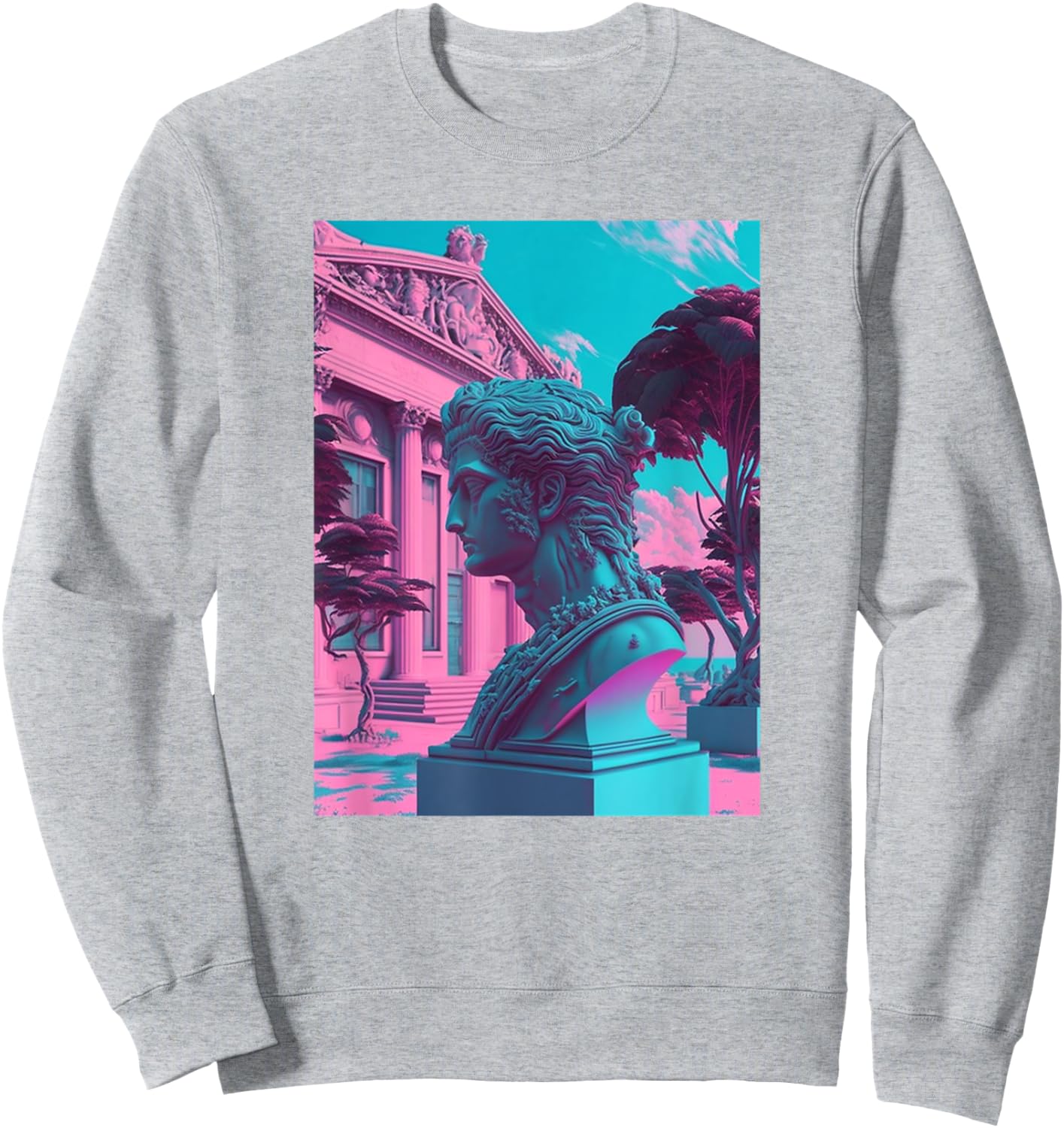 Vaporwave Aesthetic - Trippy Vapor Wave Sweatshirt - Sweatshirt | Ash