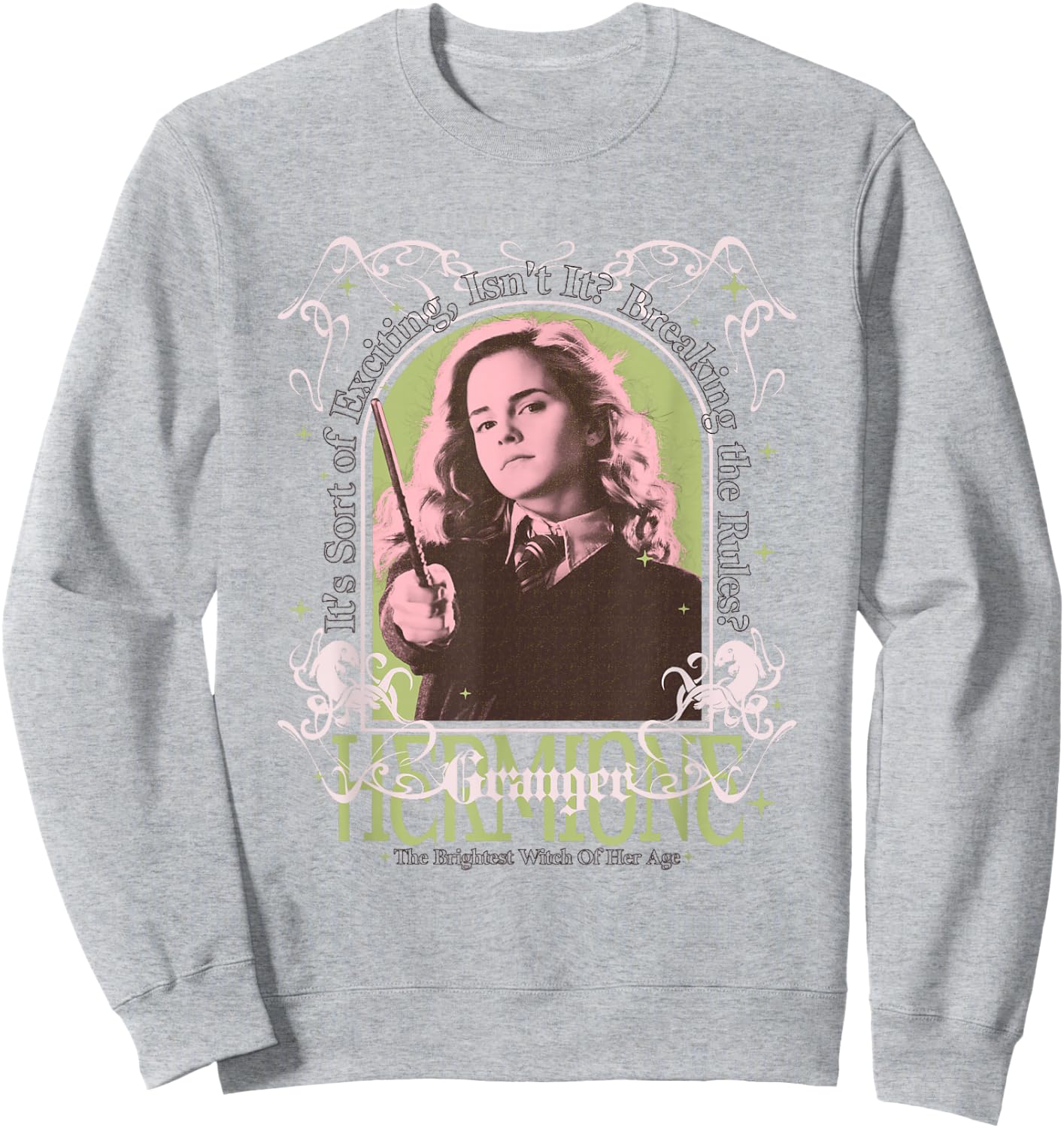Harry Potter Hermione Granger Brightest Witch Of Her Age Sweatshirt - Sweatshirt | Ash