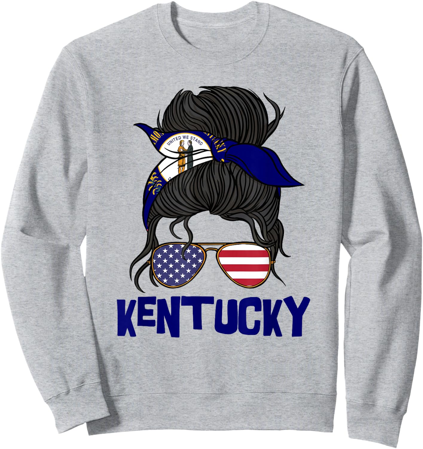 Kentucky graphic design for girls kid Kentucky toodler Sweatshirt - Sweatshirt | Ash