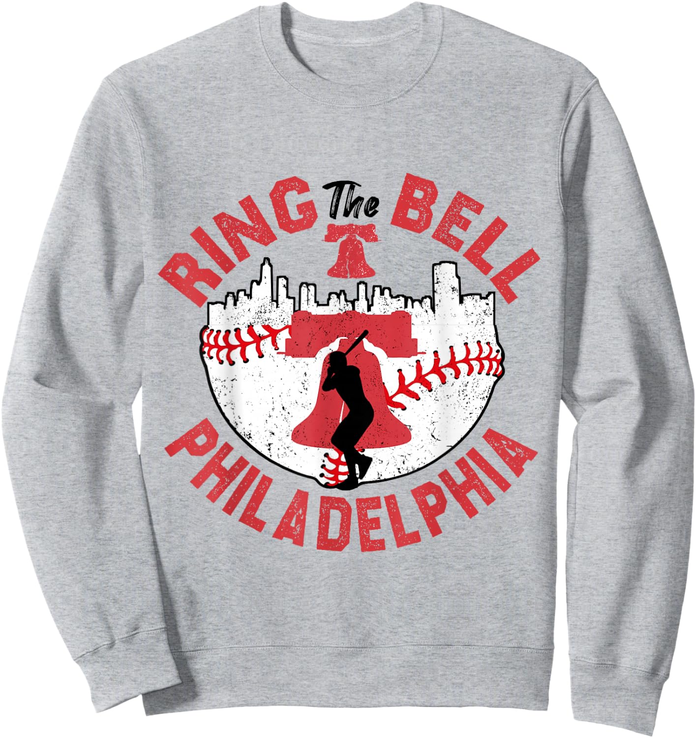 Ring The Bell Sweatshirt - Sweatshirt | Ash