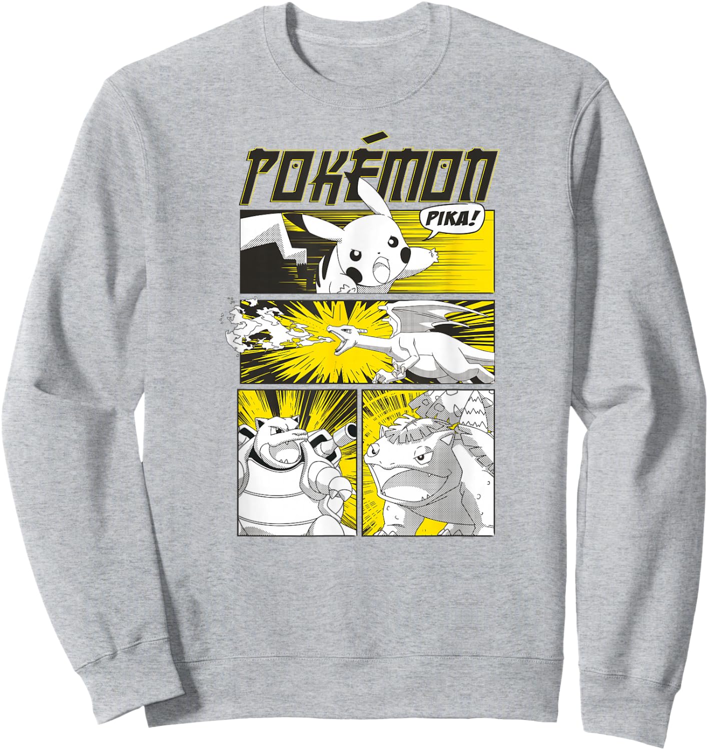Pokémon - Pikachu Anime Battle Scene Sweatshirt - Sweatshirt | Ash