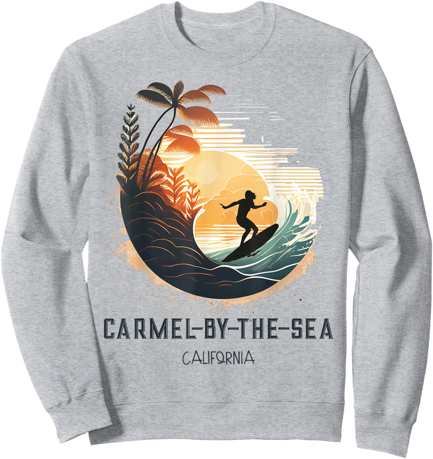 Carmel By The Sea California Sweatshirt - Sweatshirt | Ash