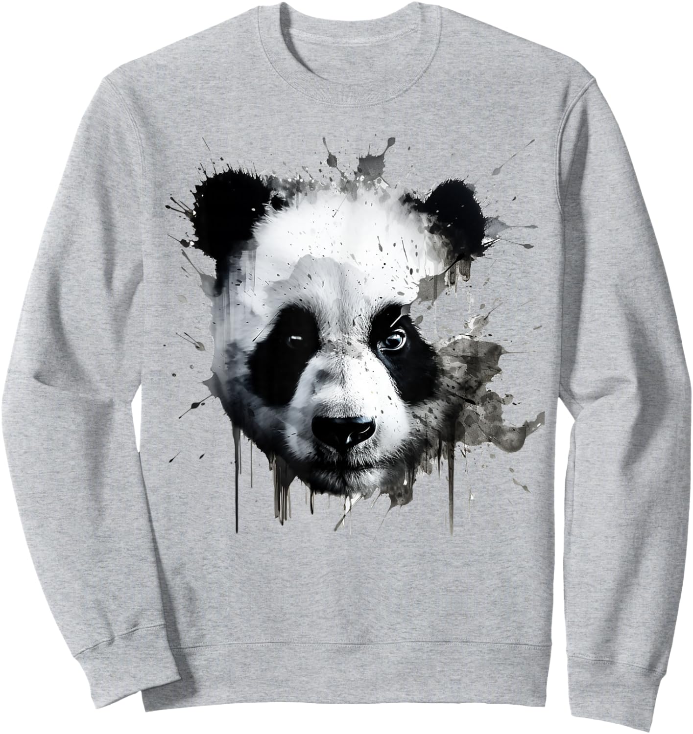 Panda Art - Animal Panda Sweatshirt - Sweatshirt | Ash